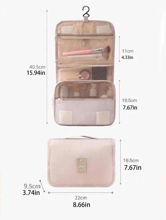 Travel Toiletry Bag with hanging hook